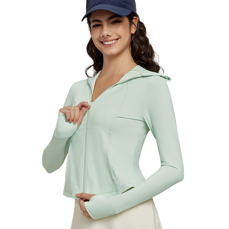 Ice Slim-fit Hood Sun Protection Clothing For Women