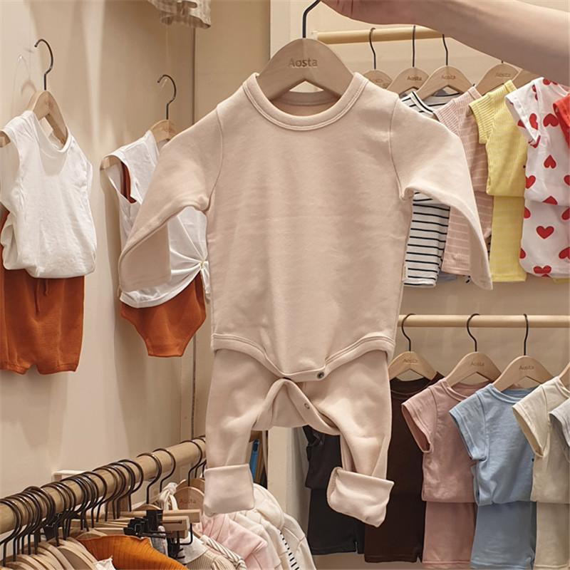 Infant Autumn Clothes Long Trousers Home Service Cotton Suit