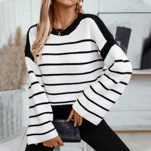 Black And White Sweater