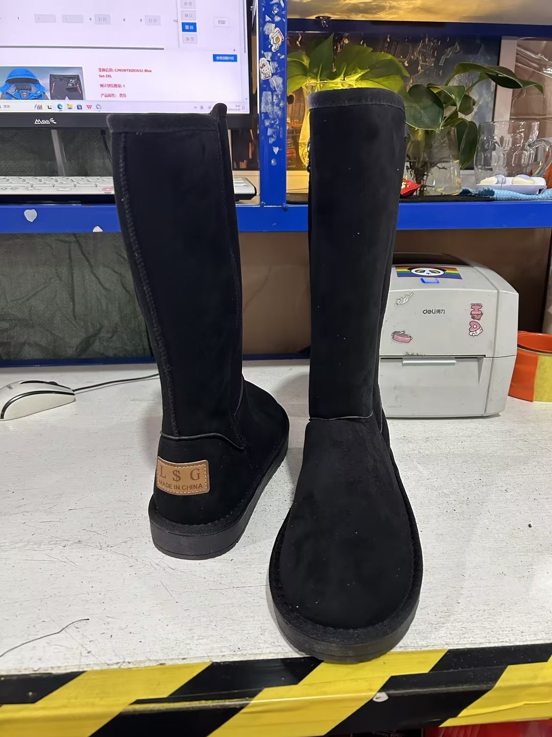 Fleece-lined Thickened boots
