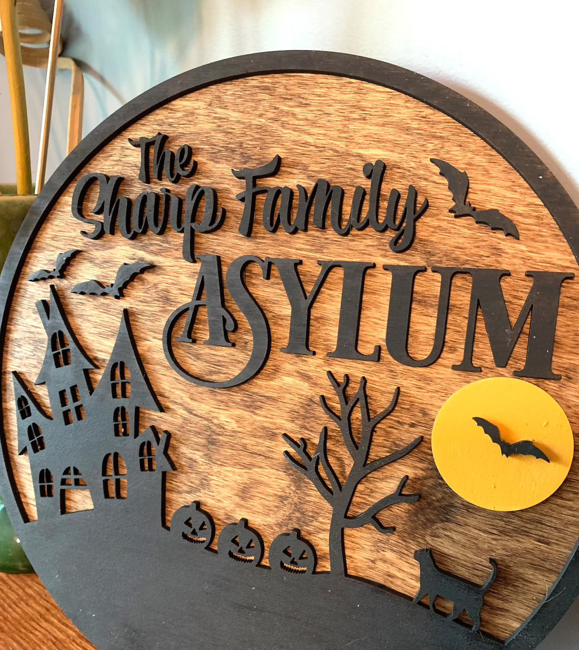 Home Personalized Halloween Decor