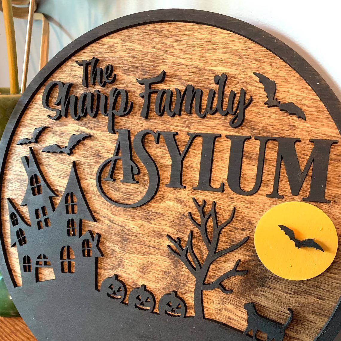 Home Personalized Halloween Decor