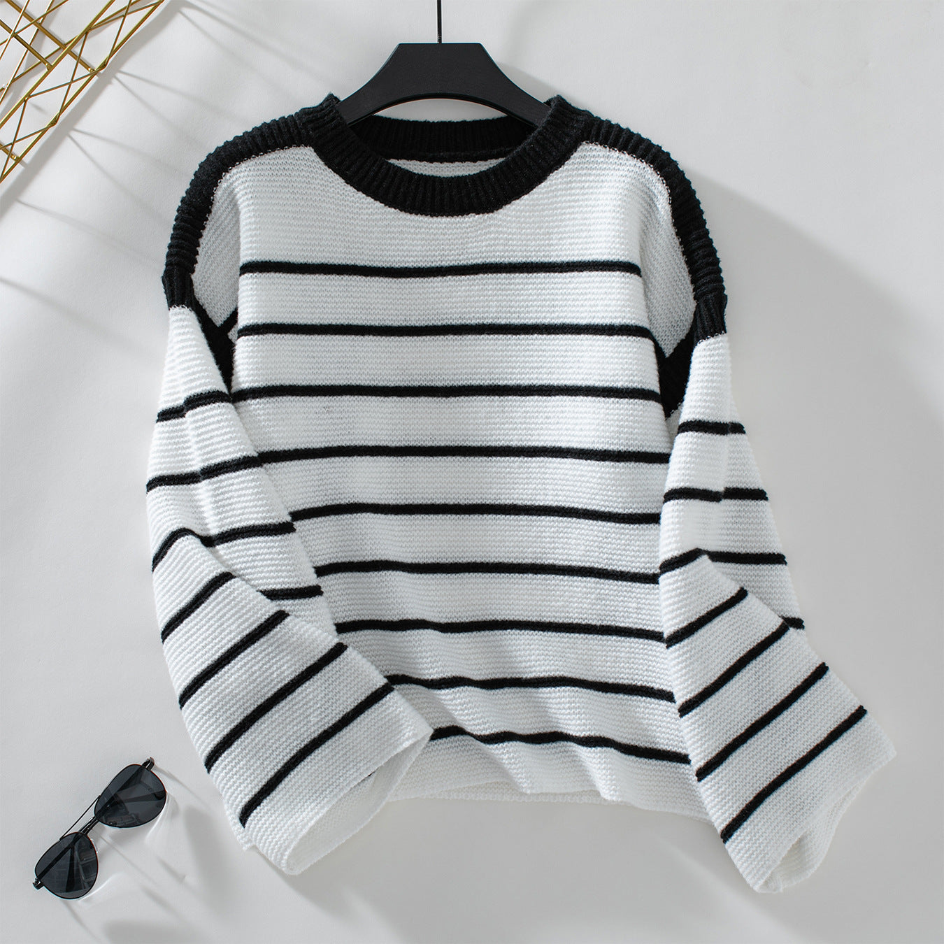 Black And White Sweater