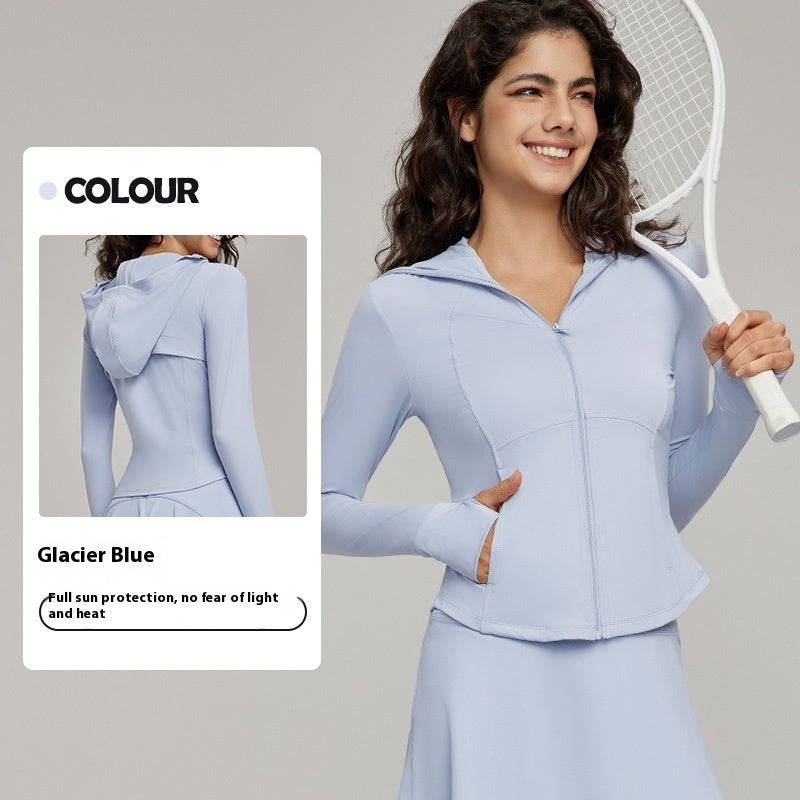 Ice Slim-fit Hood Sun Protection Clothing For Women