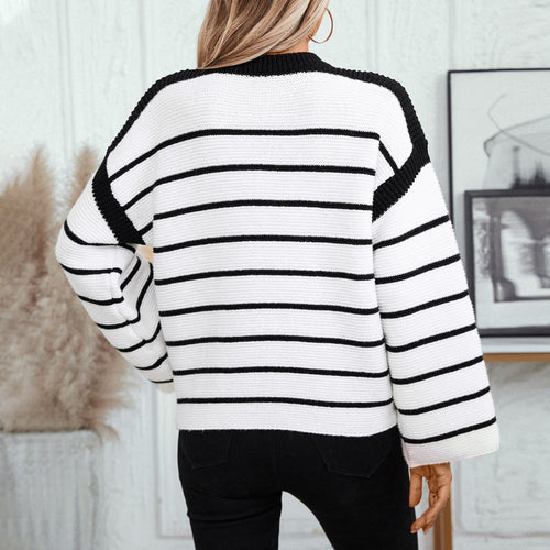 Black And White Sweater